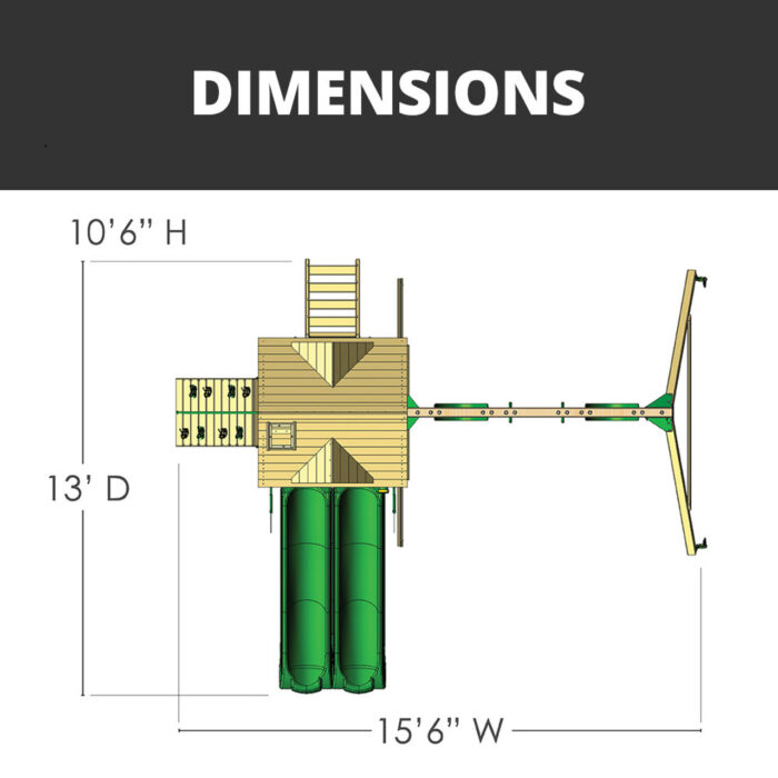 LIMITED SUPPLY! - Five Star II Swing Set